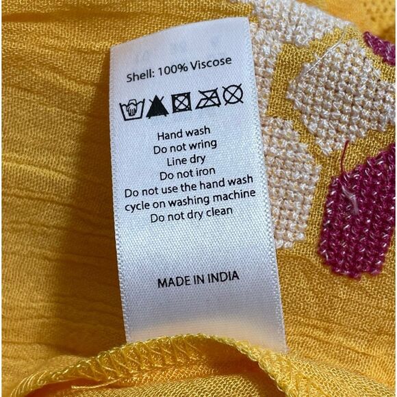 NWT Frock & Frill.‎ Modcloth Sunshine of Your Love Yellow Floral Midi Dress Sz 6 - Picture 8 of 9